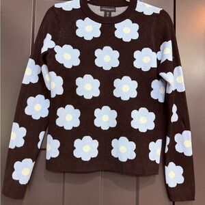 Cynthia Rowley Black and White Knit Sweater